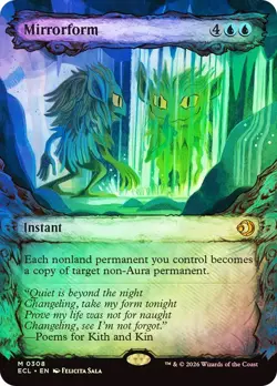 Mirrorform Foil Showcase Lorwyn Eclipsed NM MTG - Image 1