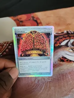 Gleemax (Alternate Foil) Unhinged Foil MTG Moderately Played - Image 3