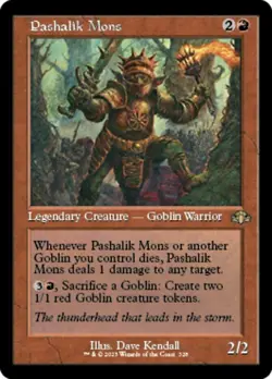 1 x Pashalik Mons - Foil - Retro Frame - Dominaria Remastered - NM-Mint - MTG - Image 1