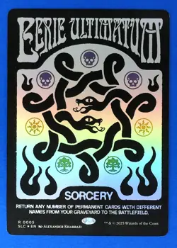 MTG EERIE ULTIMATUM Secret Lair FOIL An Encyclopedia of Magic 0005 RARE - Image 1