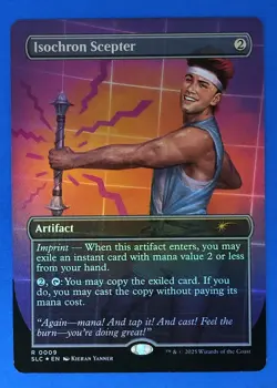 MTG Isochron Scepter FOIL Secret Lair Encyclopedia of Magic 0009 RARE - Image 1