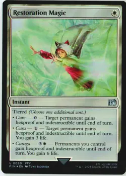 Restoration Magic 30 Uncommon FINAL FANTASY Foil Lightly Played - Image 2