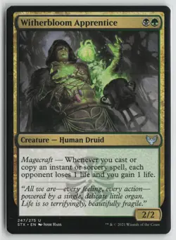 Witherbloom Apprentice LP 247 Strixhaven: School of Mages Magic: The Gathering - Image 1