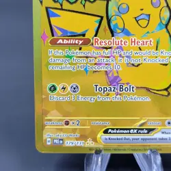 Pokemon TCG Pikachu 179/131 Hyper Rare Prismatic Evolutions Near Mint Holo - Image 5
