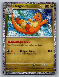 Dragonite McDonald's Promos 2024 #012/015 Holo Pokemon Card - Image 1