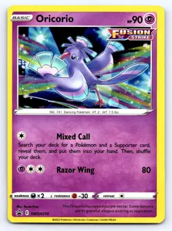 Oricorio SWSH210 Holo Promo Sword & Shield Promo Pokemon Near Mint - Image 1