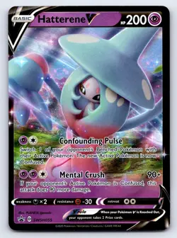 Hatterene V SWSH055 Holo Promo Sword & Shield Promo Pokemon Near Mint - Image 1