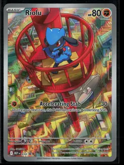 Riolu 010 Mega Evolutions Illustration Rare Promo Pokemon - Image 1