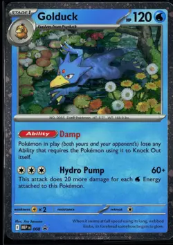 Golduck 008 Mega Evolutions Promo Pokemon - Image 1