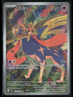 Zacian 100/094 Phantasmal Flames Illustration Rare Pokemon - Image 1