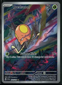 Toedscool 201/198 Scarlet & Violet Illustration Rare Pokemon - Image 1