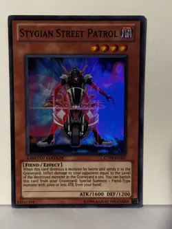 Stygian Street Patrol Super Rare CT08-EN007 Limited Yugioh NM - Image 1