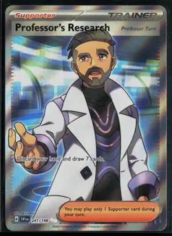 Professor's Research (Professor Turo) 241/198 Scarlet & Violet Pokemon - Image 1
