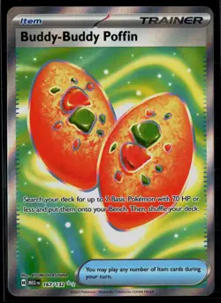 Buddy-Buddy Poffin 167/132 Mega Evolution Ultra Rare Pokemon - Image 1