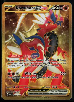Koraidon ex 254/198 Scarlet & Violet Hyper Rare Pokemon - Image 1