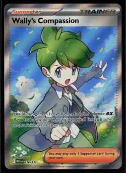 Wally's Compassion 176/132 Mega Evolution Ultra Rare Pokemon - Image 1