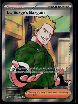 Lt. Surge's Bargain 170/132 Mega Evolution Ultra Rare Pokemon - Image 1