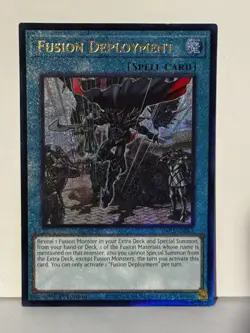 Fusion Deployment (PUR) Prismatic Ultimate Rare RA02-EN065 1st Ed Yugioh NM - Image 1