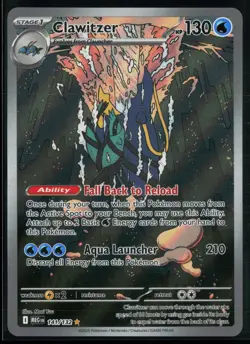 Clawitzer 141/132 Mega Evolution Illustration Rare Pokemon - Image 1