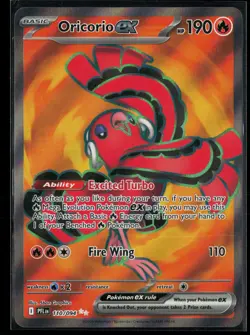 Oricorio ex 110/094 Phantasmal Flames Ultra Rare Pokemon - Image 1