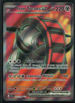 Iron Treads ex 233/198 Scarlet & Violet Ultra Rare Pokemon - Image 1