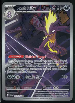 Toxtricity 103/094 Phantasmal Flames Illustration Rare Pokemon - Image 1