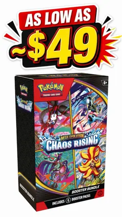 Pokemon TCG: Mega Evolution Chaos Rising Booster Bundle PRESALE Ships 5/25-28 - Image 1