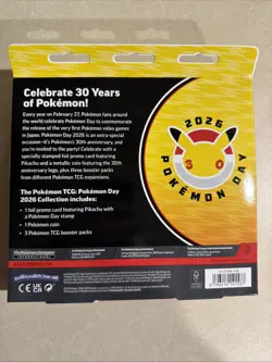 Pokemon TCG: Pokemon Day 2026 Collection Box - 30th Anniversary ~ Factory Sealed - Image 2