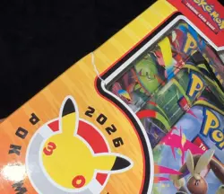X3 Pokemon Day 2026 Box Pikachu w/ Coin & 3 Booster Packs LOT OF 3 *See Descript - Image 3