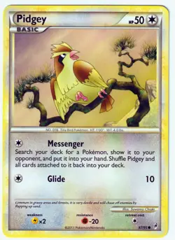 Pidgey Common Triumphant 71/102 LP Pokemon TCG - Image 1