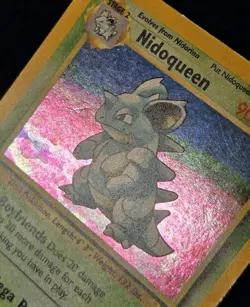 Nidoqueen 12/130 Base Set 2 Holo Rare Pokemon - MP - Image 2