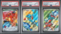 Charmander 038 + Squirtle 039 + Bulbasaur 037 - Pokemon First Partner PSA 10 #20 - Image 1