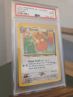 Pokemon Raticate Southern Islands 06/18 Promo Regular PSA 9 Promo 2001 - Image 1