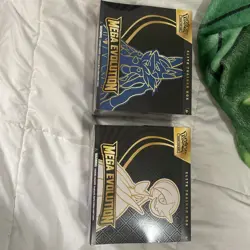Pokemon TCG Mega Evolutions ETB Lucario And Gardevoir English Sealed Set - Image 1