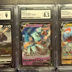 Pokemon TCG Lot of 10 CGC Slabs + Vintage Mystery Gift! 🎁 Arceus Promo Mimikyu - Image 5