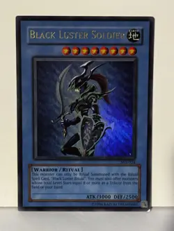 Black Luster Soldier Ultra Rare SYE-024 Unlimited Yugioh LP - Image 1