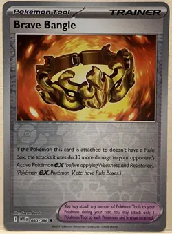 Brave Bangle Reverse Holo - White Flare 080/086 - NM - Image 1