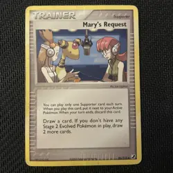 Mary's Request 86/115 Pokemon Unseen Forces Uncommon 2005 HP - Image 1