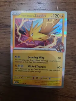Team Rocket's Zapdos 70/182 Pokemon TCG Sv10: Destined Rivals Reverse Holo - Image 1
