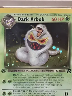 2000 POKEMON TEAM ROCKET #2 DARK ARBOK HOLO 1ST EDITION PSA 9 - Image 2