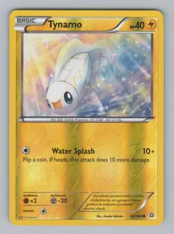 Tynamo 62/160 Common Primal Clash Pokemon Reverse Holo NM - Image 1
