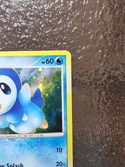 Pokemon TCG Piplup Holo Black Star Promo DP03 Diamond & Pearl 2007 - Image 2