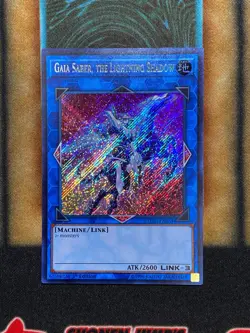 Yugioh Gaia Saber, The Lightning Shadow COTD-EN051 Secret Rare 1st Ed LP - Image 1