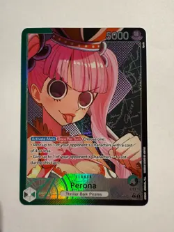 Perona (021) Alternate Art OP06-021 Leader Wings of the Captain One Piece NM Alt - Image 1