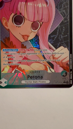 Perona (021) Alternate Art OP06-021 Leader Wings of the Captain One Piece NM Alt - Image 2