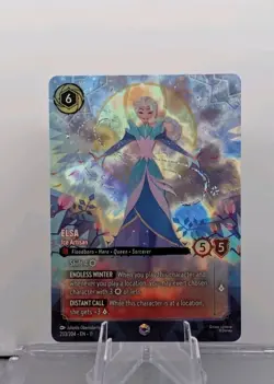 Disney Lorcana Winterspell Elsa Ice Artisan Enchanted Holo 233/204 - Image 3