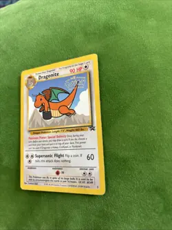 Pokemon The First Movie promo card - Dragonite - #5 WoTC Black Star Promo DMG - Image 2