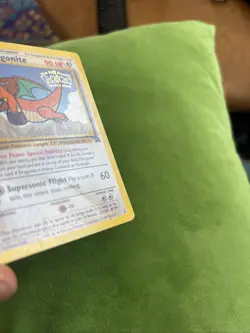 Pokemon The First Movie promo card - Dragonite - #5 WoTC Black Star Promo DMG - Image 4