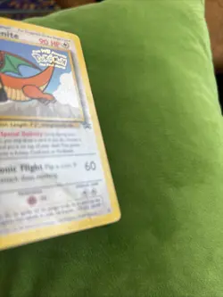 Pokemon The First Movie promo card - Dragonite - #5 WoTC Black Star Promo DMG - Image 5