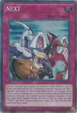 SAST-EN071 NEXT Super Rare 1st Edition Near Mint YuGiOh TCG - Image 1